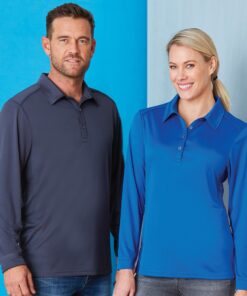 Mens Freshen Long Sleeve Polo