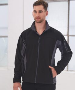 Mens Whistler Softshell Contrast Jacket