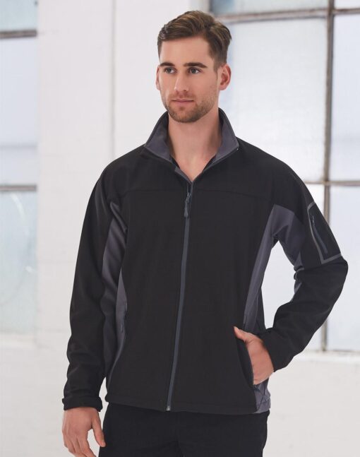 Mens Whistler Softshell Contrast Jacket