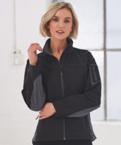 Ladies Whistler Softshell Contrast Jacket