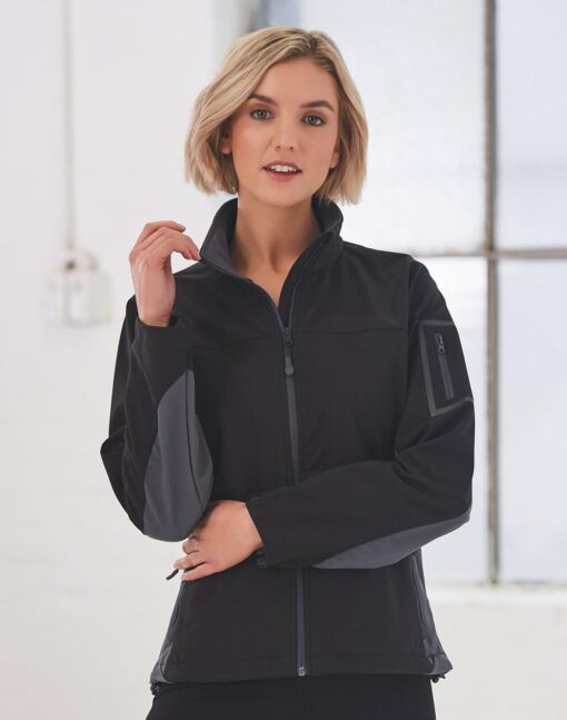 Ladies Whistler Softshell Contrast Jacket