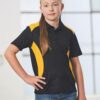 Kids Winner Contrast Short Sleeve Polo