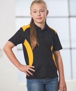 Kids Winner Contrast Short Sleeve Polo