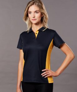 Ladies Teammate Contrast Polyester Polo