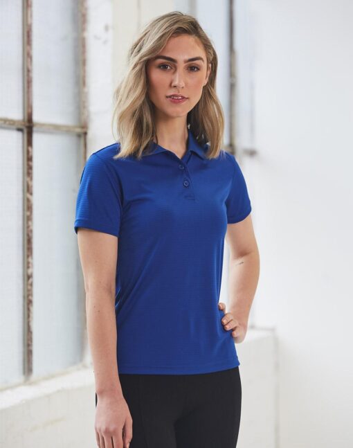 Ladies 100% Polyester Icon Cooldry Textured Polo