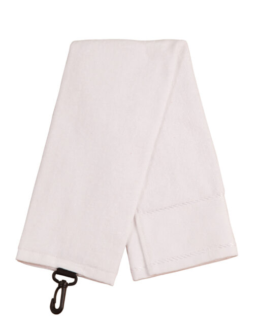 100% Cotton Golf Towel With Hook