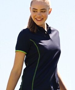 Stitch Feature Essentials-Ladies Shortsleeve Polo