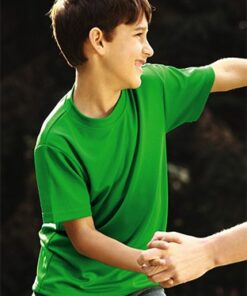 Kids Plain Breezeway Micromesh Tee Shirt