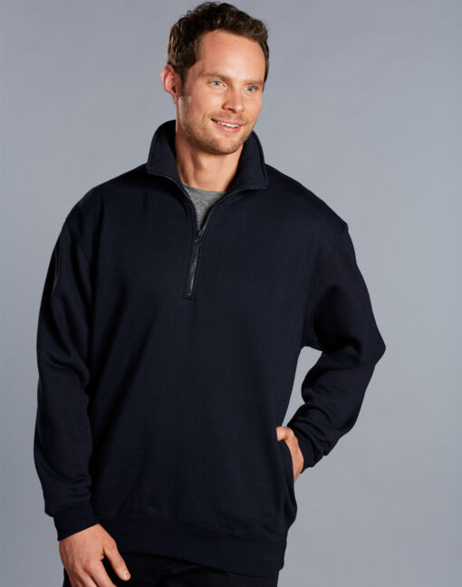 Mens Falcon 1/2 Zip Fleece Sweat Top