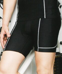 Mens Cropped Bike Shorts