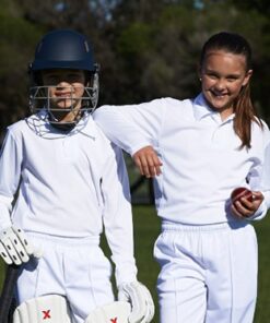 Kids Long Sleeve Cricket Polo