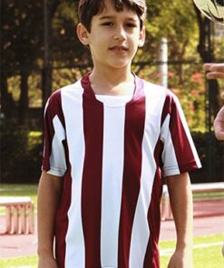 Kids Sublimated Striped Football Jersey