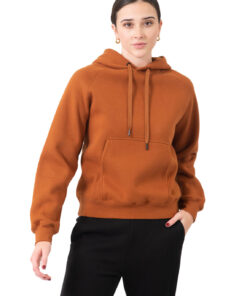 Ladies Cotton Care Kangaroo Pocket Hoodie