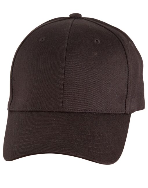 HEAVY BRUSHED COTTON FITTED CAP