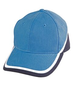 Tri-color sue heavy brushed cotton cap