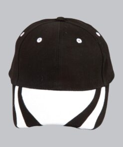 contrast peak structured cap.