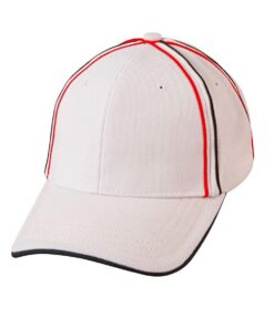 Tri-color pique mesh structured cap