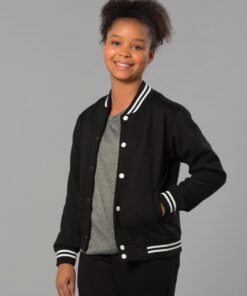 Kid's Fleece Varsity Jacket