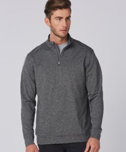 Men's Half Zip L/S Sweat Top