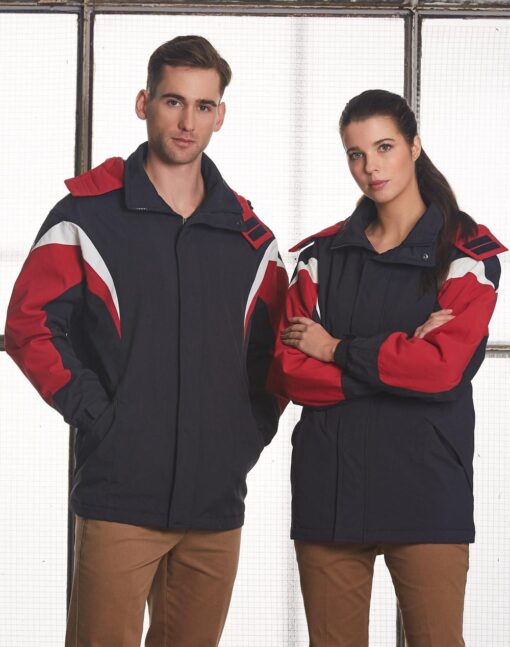 bathurst tri-color jacket with hood