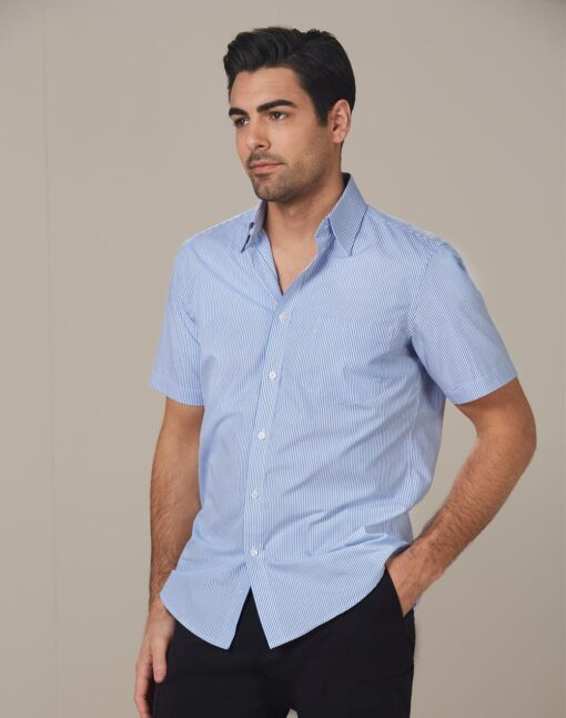 Men's Balance Stripe Short Sleeve Shirt