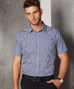 Men's Two Tone Check S/S Shirt