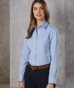 Women's CVC Oxford L/S Shirt