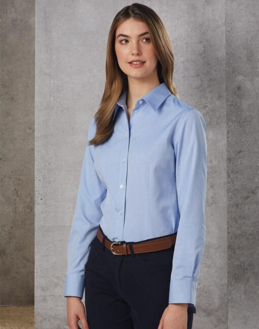 Women's CVC Oxford L/S Shirt