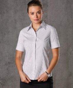 Women's Ticking Stripe S/S Shirt