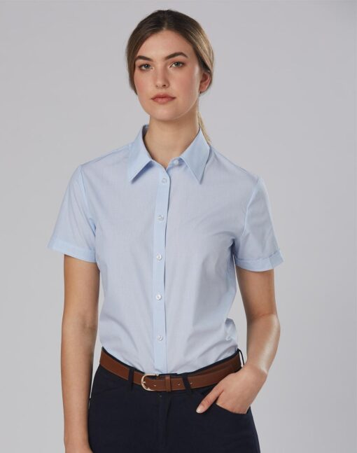 Women's Fine Stripe S/S Shirt