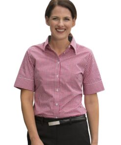 Women's Gingham Check S/S Shirt