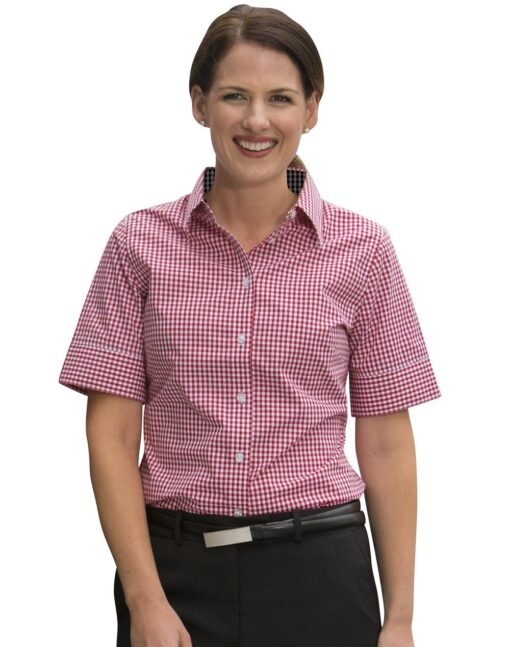 Women's Gingham Check S/S Shirt