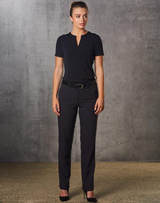 Women's Flexi Waist Utility Pants in Poly/Viscose Stretch