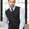 Men's 100% Merino Wool V Neck Vest