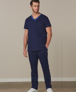 Men's Solid Colour Scrub Pants