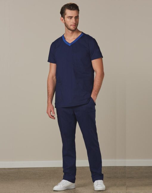 Men's Solid Colour Scrub Pants