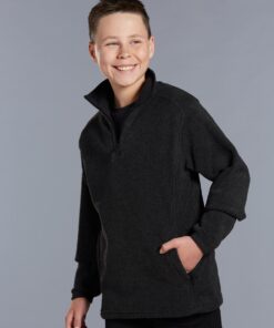 Kid's Half Zip Polar Fleece Pullover