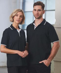 unisex cotton jersey polo