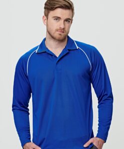 Men's cooldry raglan L/S polo