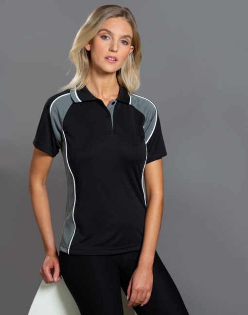 Ladies' mini waffle CoolDry Polo