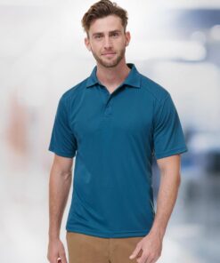 Men's bamboo charcoal S/S Polo