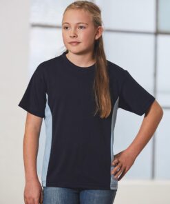 kids cooldry S/S contrast tee