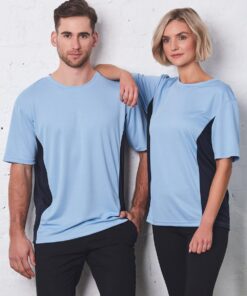 CoolDry short sleeve contrast tee