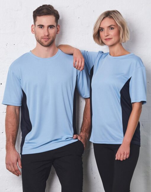 CoolDry short sleeve contrast tee