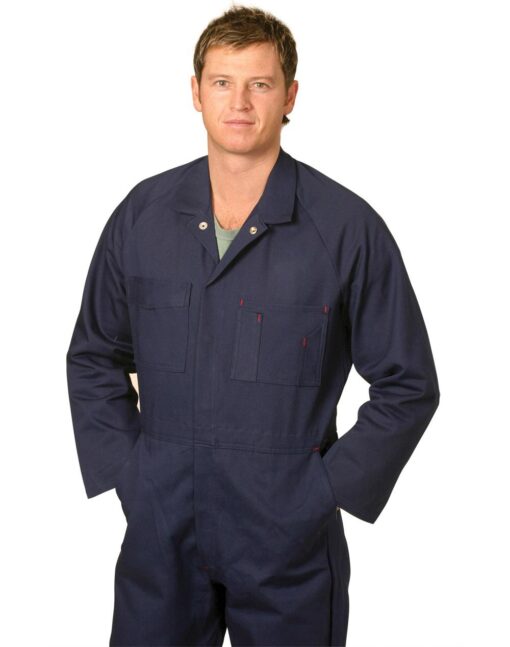 Men's Cotton Drill Coverall-Stout