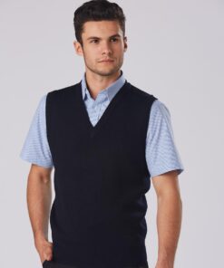 V Neck Wool / Acrylic Knit Vest