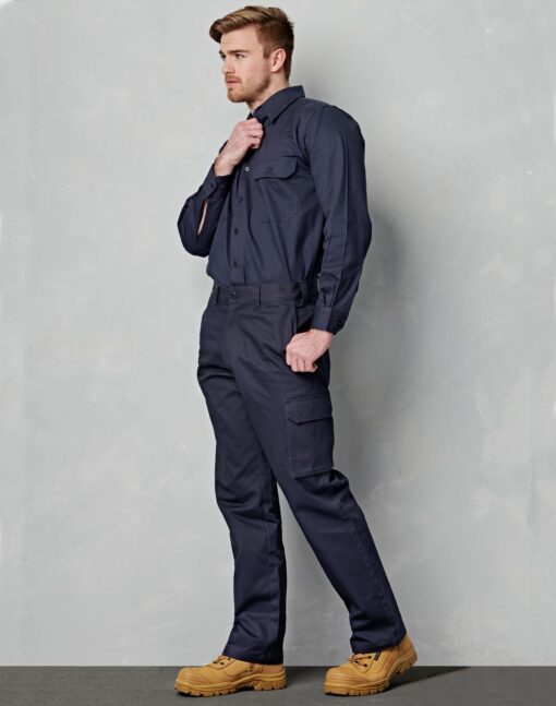 drill pant pocket on leg / long fit