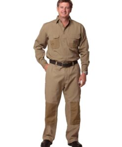 Fine Duck Weave Dura-Wear Long Sleeve Work Shirt