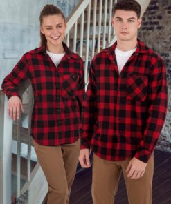 Unisex Flannel Plaid Shirt