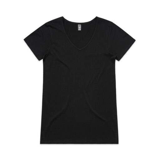 Wo's Bevel V Neck Tee